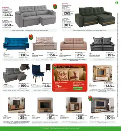 Lebes - Ofertas Natalzão  - Pré-Visualização do folheto da loja Lebes, válido de 01.12.2025 | Página: 15 | Produtos: Tv, Poltrona, Rack, Pillow top