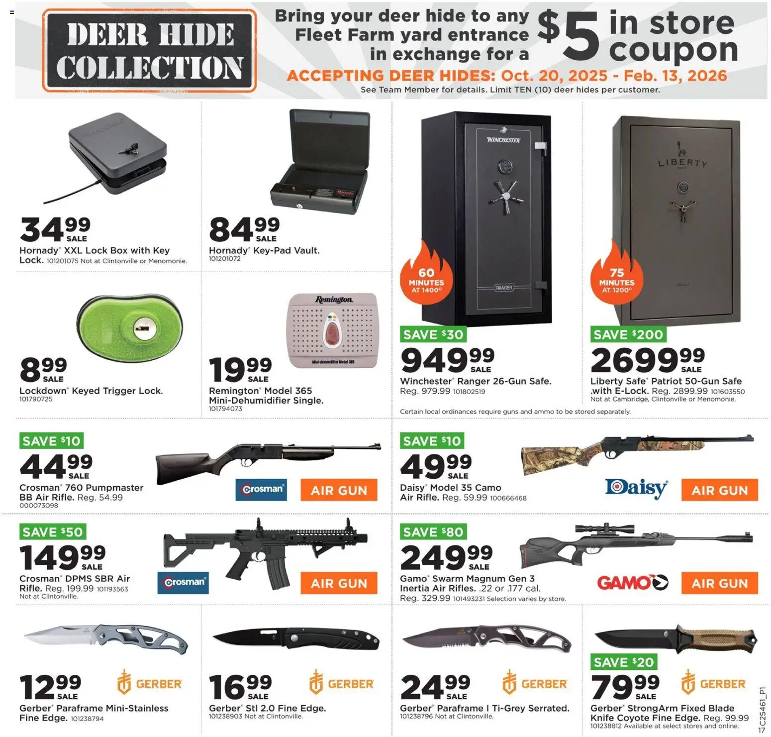 Mills Fleet Farm Black Friday - valid from 13.11.2025 | Page: 24 | Products: Safe, Box, Gun, Ammo