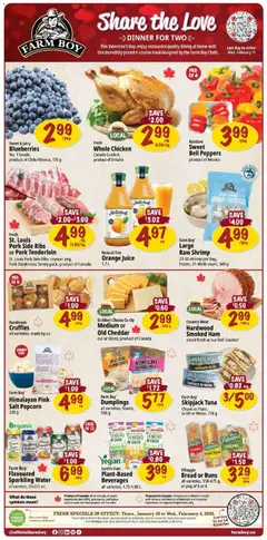 Preview of Farm Boy weekly flyer / circulaire from shop Farm Boy valid from 29.01.2026