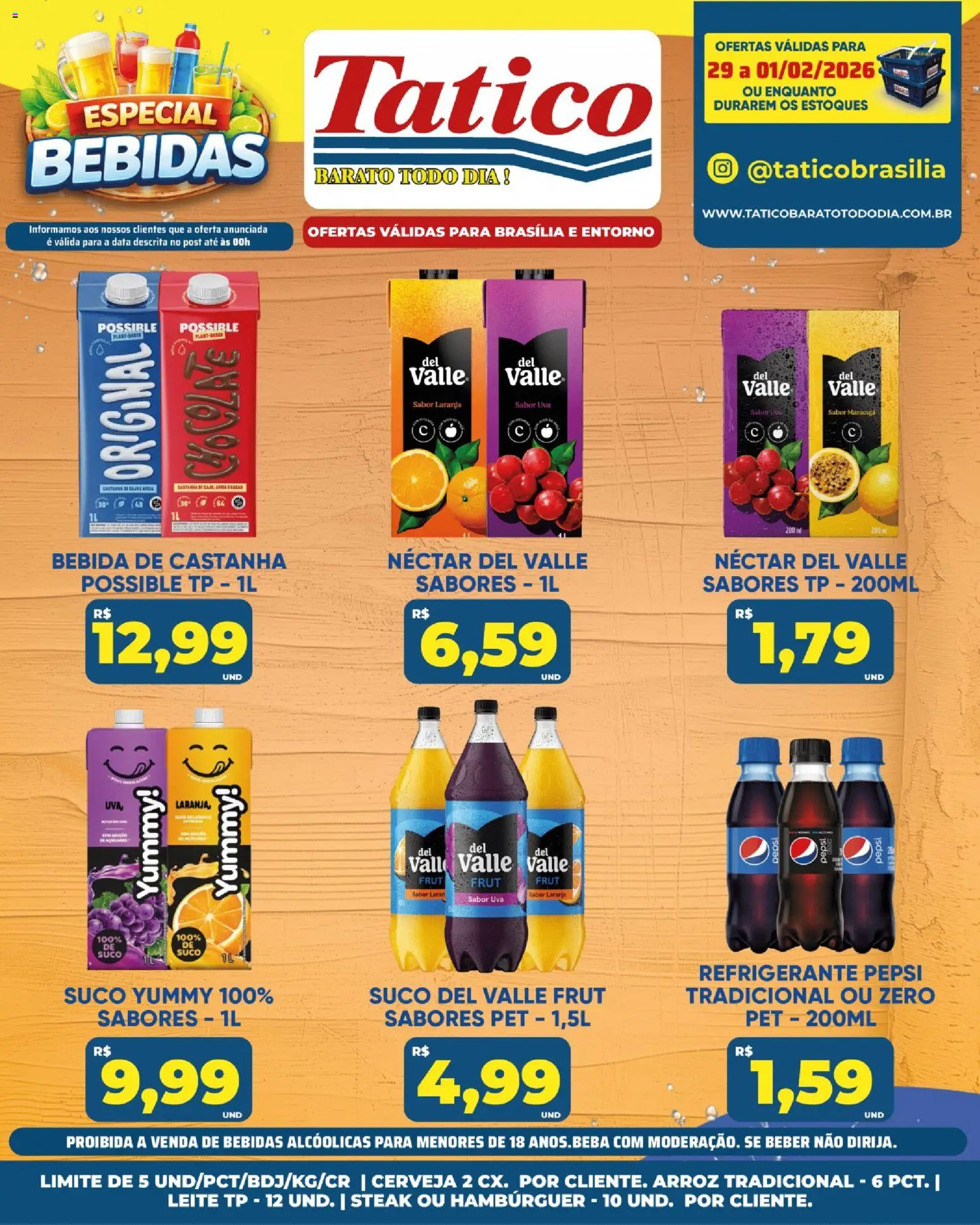 Tatico Folheto - válido de 30.01.2026 | Página: 22 | Produtos: Maracujá, Suco, Cerveja, Refrigerante