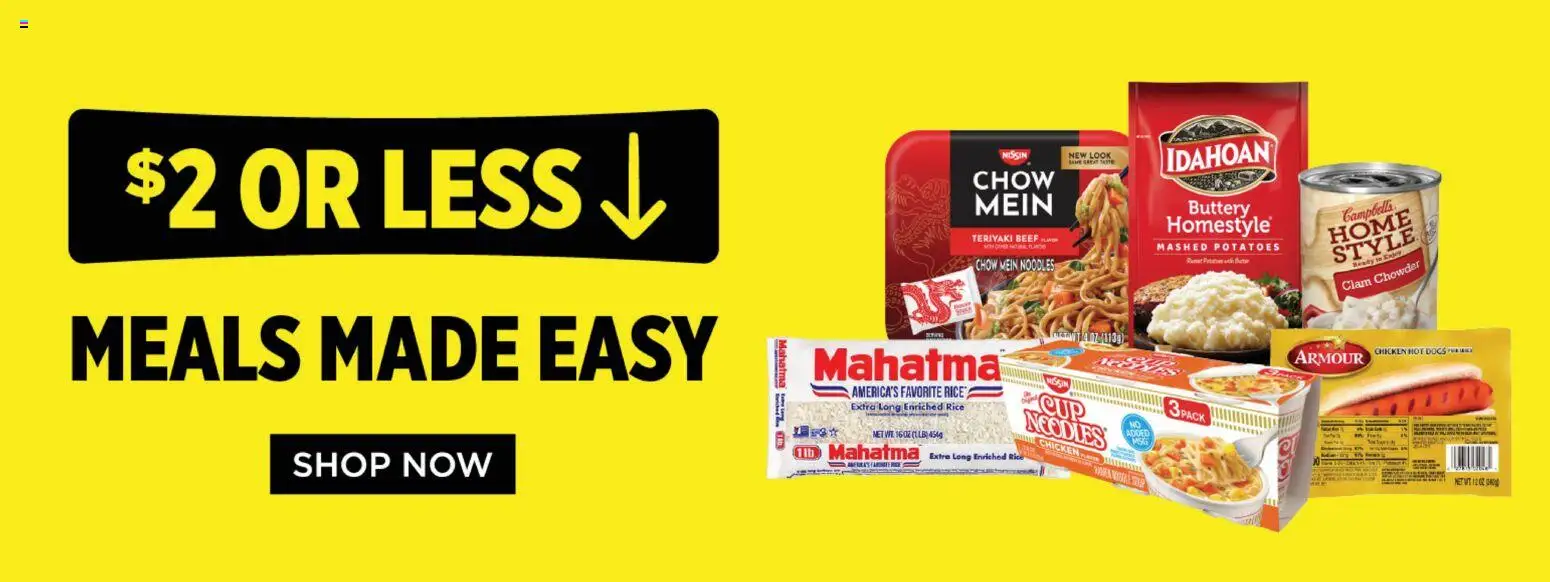 Dollar General Weekly Ad - TX - valid from 25.01.2026 | Page: 12 | Products: Rice, Noodles, Beef, Potatoes