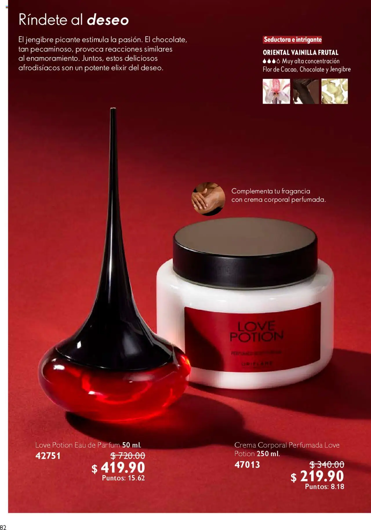 Nuevas ofertas de Oriflame válidas en toda la República Mexicana desde el 04.10.2025. ¡Encuentra las mejores ofertas en Oriflame - Campaña 14 2025! | Página: 82 | Productos: Crema, Chocolate, Fragancia, Crema corporal