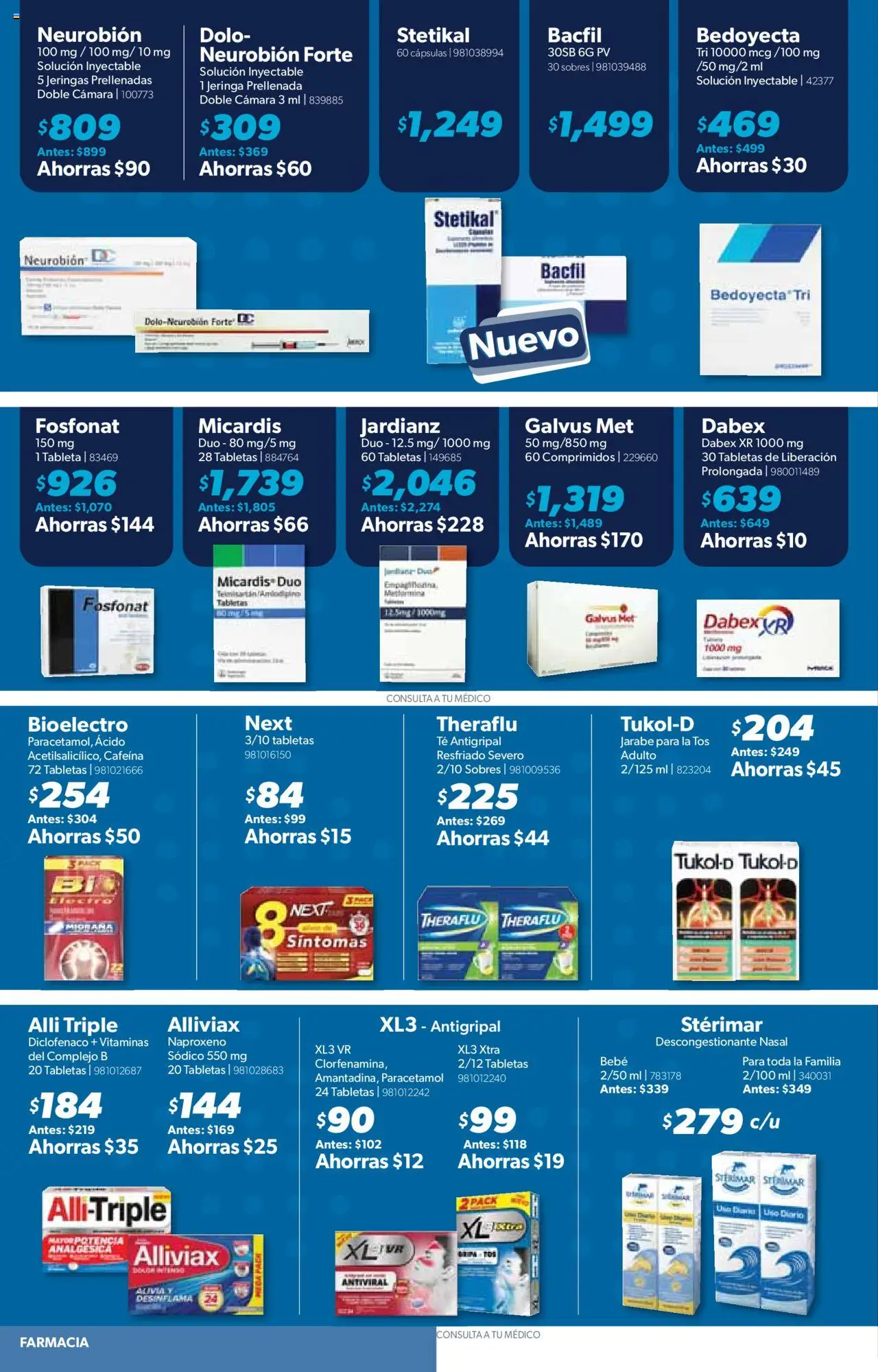 Nuevas ofertas de Sam's Club válidas en toda la República Mexicana desde el 09.10.2025. ¡Encuentra las mejores ofertas en Sam's Club - Catálogo Frontera! | Página: 20 | Productos: Cámara, Antigripal, Té, Tableta