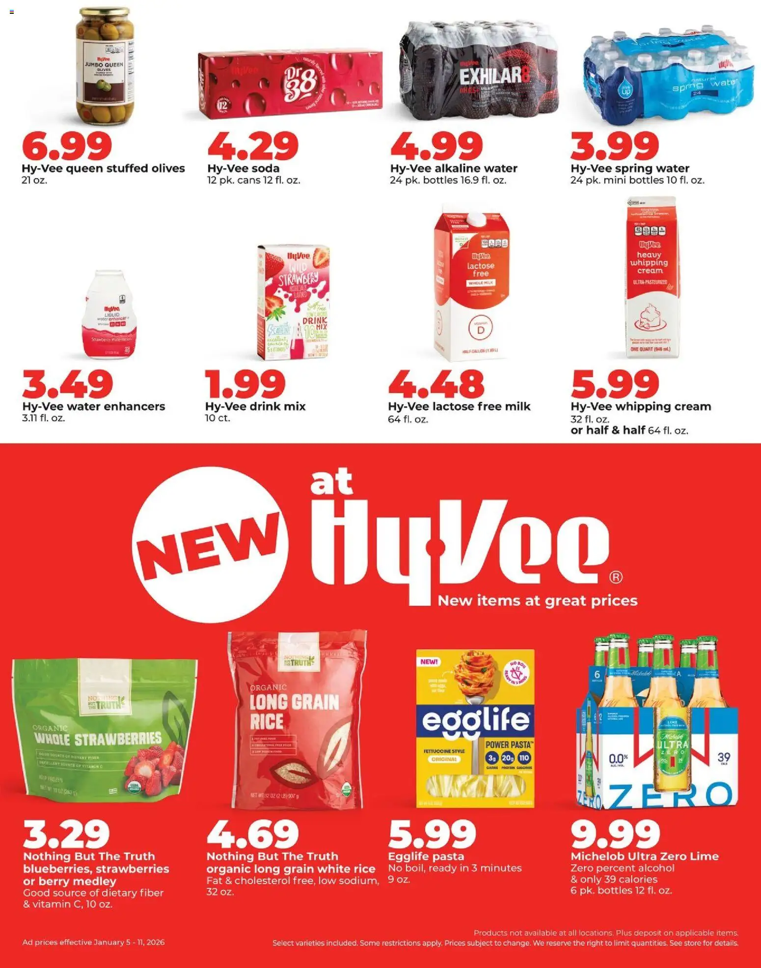 HyVee Weekly Ad - valid from 05.01.2026 | Page: 19 | Products: Rice, Pasta, Water, Lime