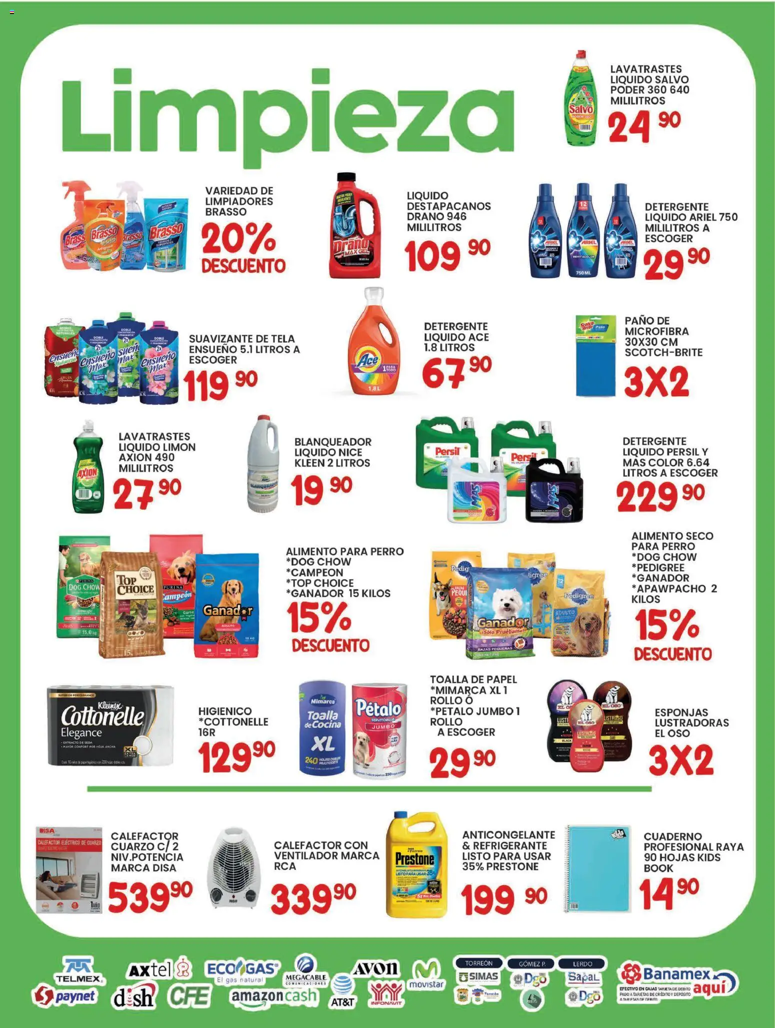 Nuevas ofertas de Alsuper válidas en toda la República Mexicana desde el 20.01.2026. ¡Encuentra las mejores ofertas en Alsuper folleto Laguna! | Página: 5 | Productos: Cuaderno, Suavizante, Notebook, Toalla