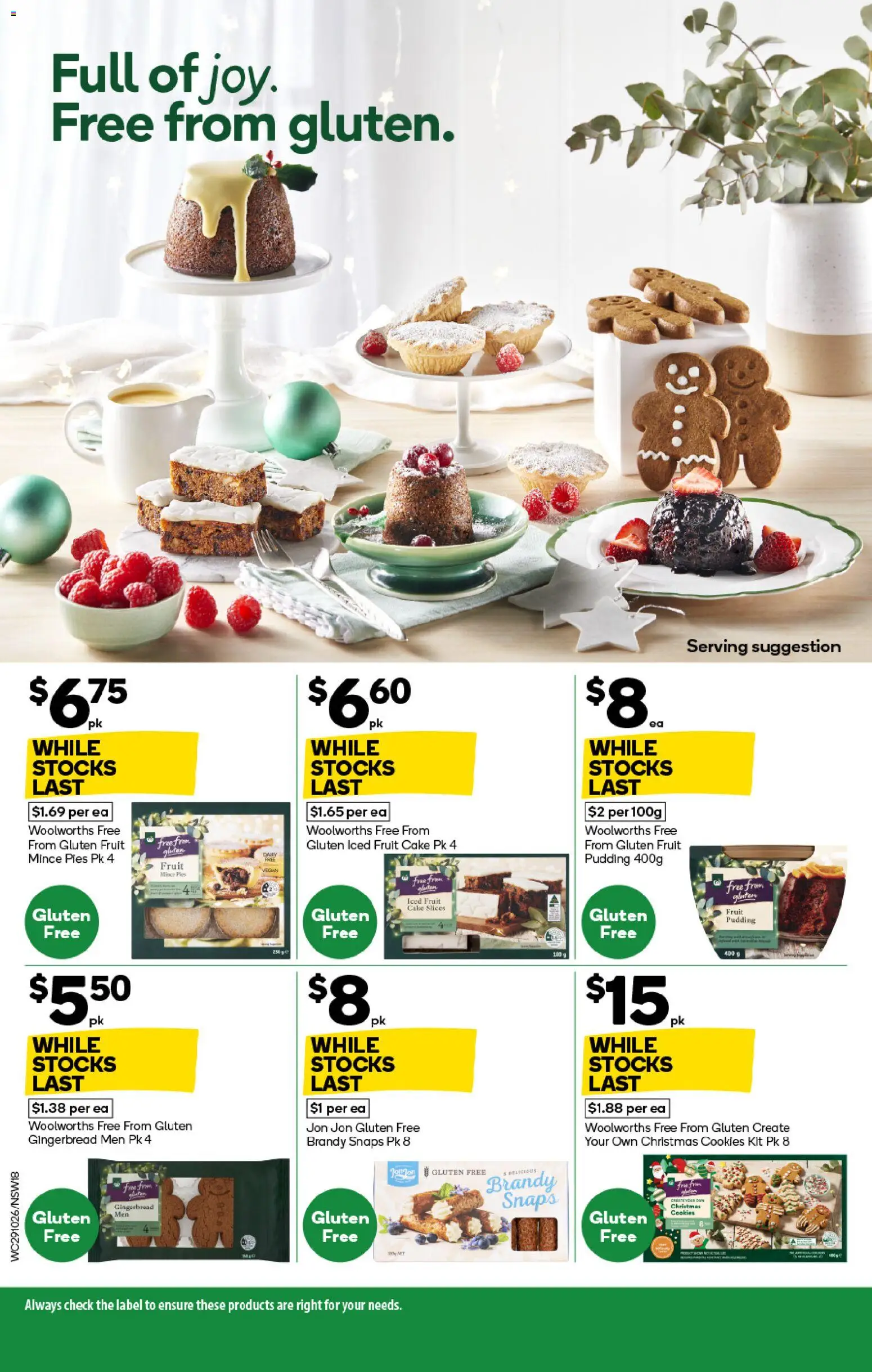 Woolworths catalogue - valid from 29.10.2025 | Page: 18 | Products: Dairy, Pudding, Pies