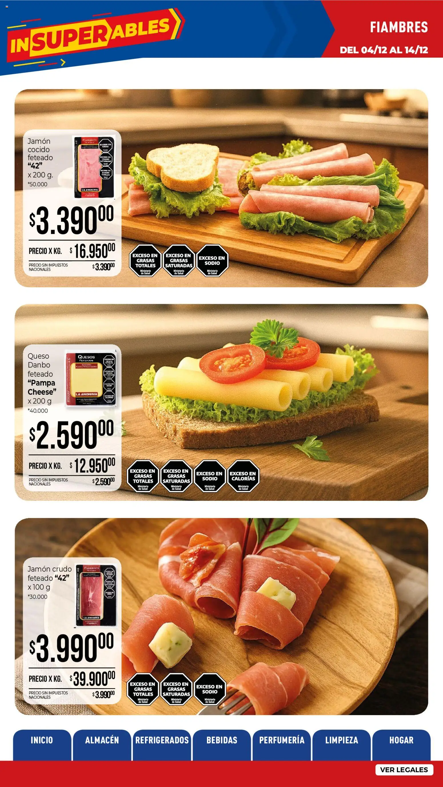 La Anonima - catalogos-masivos - insuperables-49-25-z5 │ válido desde el 04.12.2025 | Página: 7 | Productos: Jamón crudo, Queso, Jamón