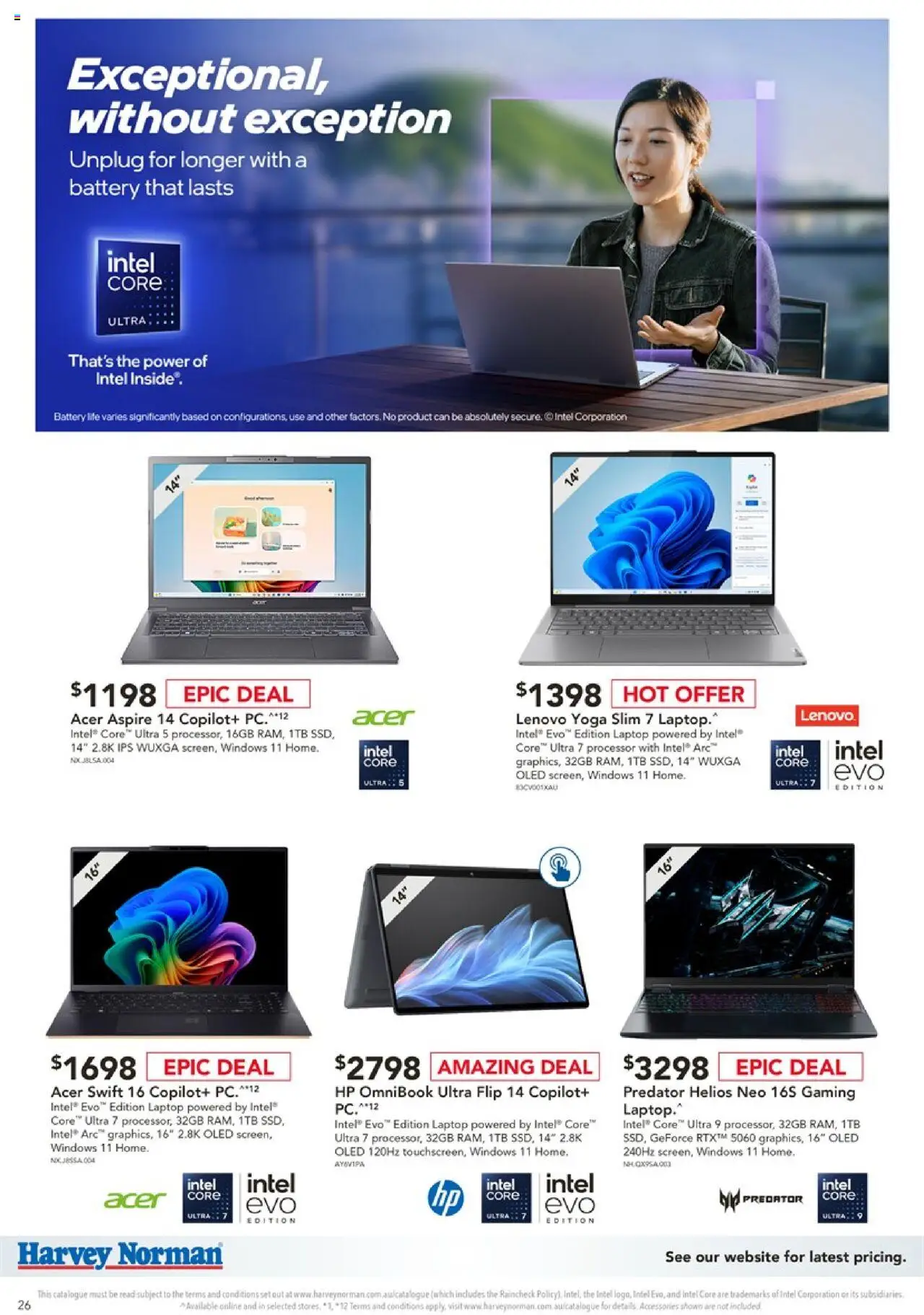 Harvey Norman catalogue - valid from 17.10.2025 | Page: 26 | Products: Battery, Accessories, Laptop