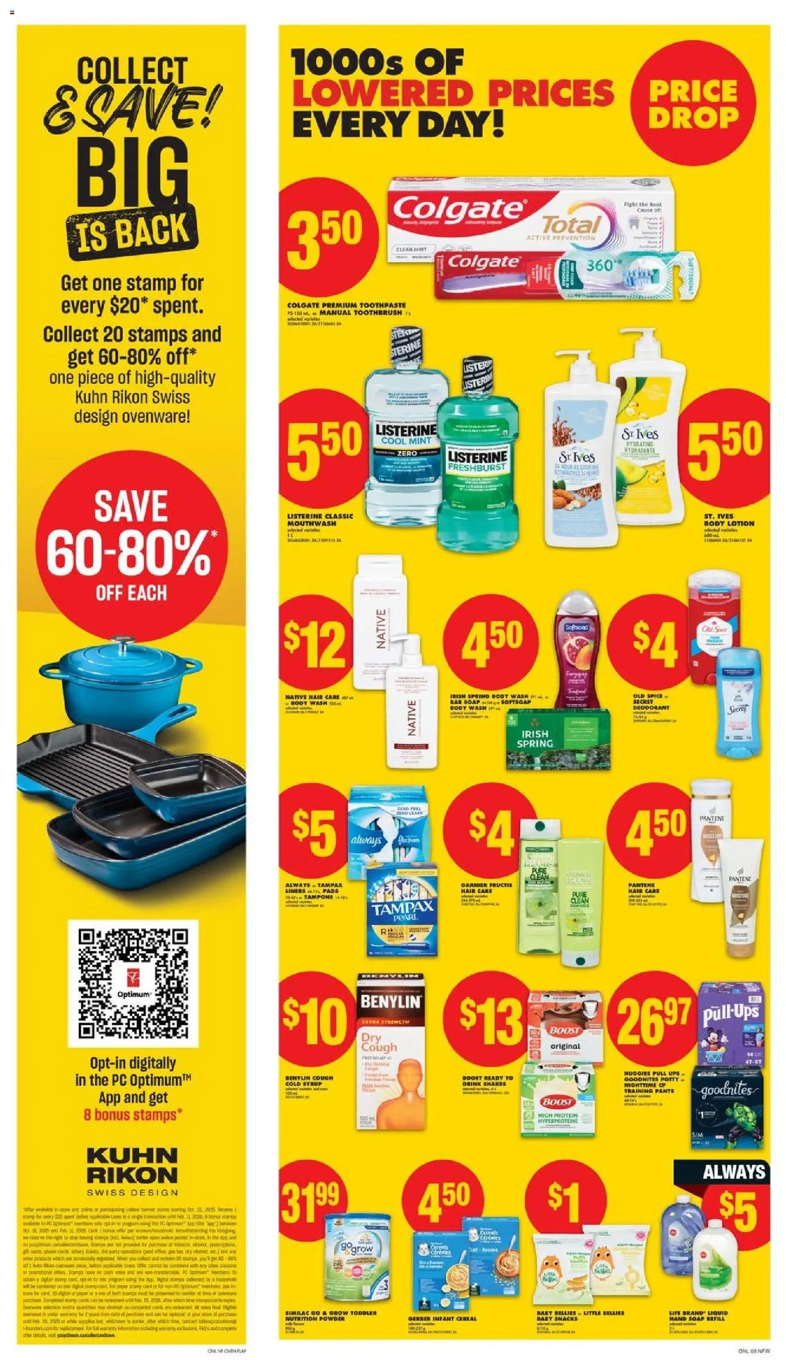 No Frills flyer valid from 15.01.2026 | Page: 14 | Products: Body lotion, Soap, Deodorant, Toothpaste