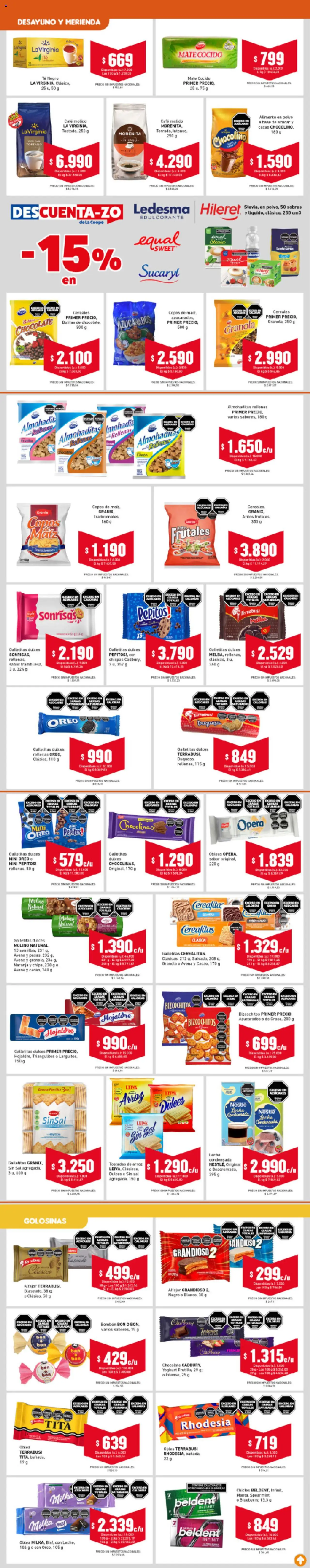 Cooperativa Obrera catálogo │ válido desde el 14.08.2025 | Página: 2 | Productos: Copos, Avena, Chocolate, Arroz