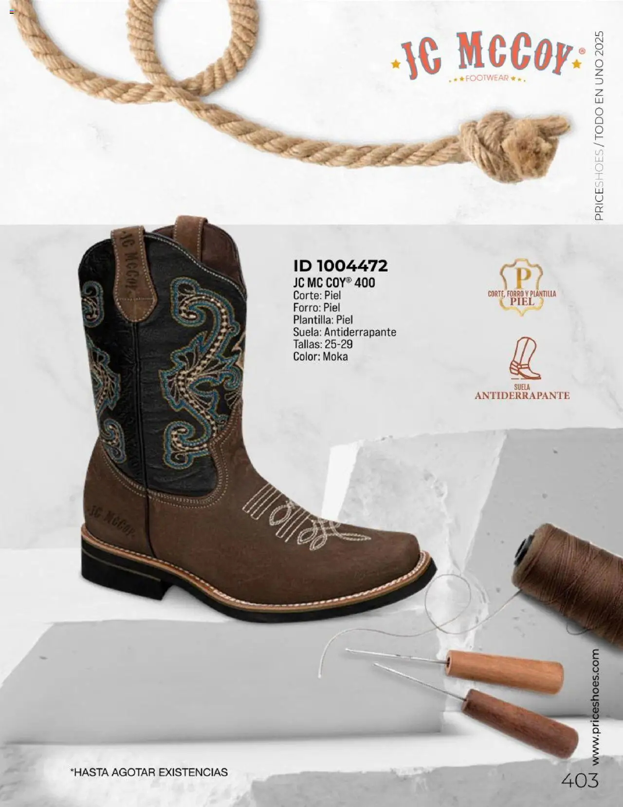 Nuevas ofertas de Price Shoes válidas en toda la República Mexicana desde el 05.05.2025. ¡Encuentra las mejores ofertas en Price Shoes catálogo Todo En 1 2025! | Página: 401