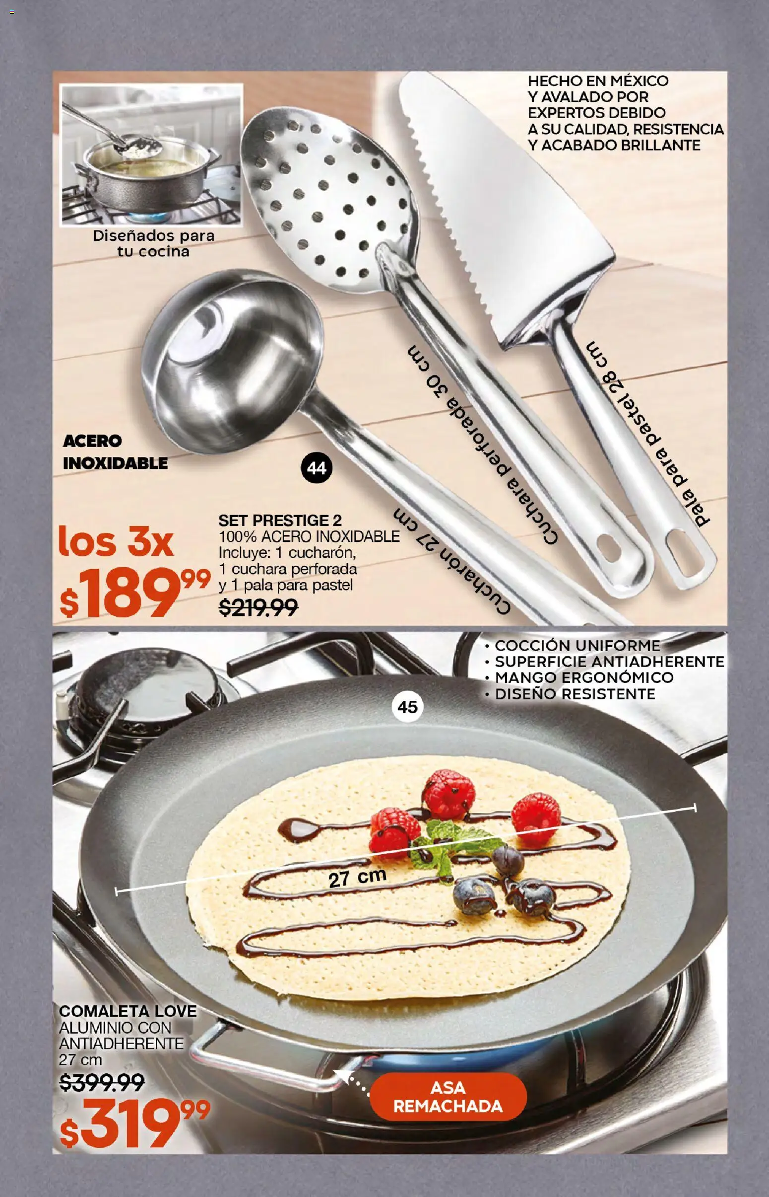 Nuevas ofertas de Fuller válidas en toda la República Mexicana desde el 04.03.2026. ¡Encuentra las mejores ofertas en Fuller campaña 24 2026! | Página: 28 | Productos: Pala, Pastel, Cucharón, Cuchara