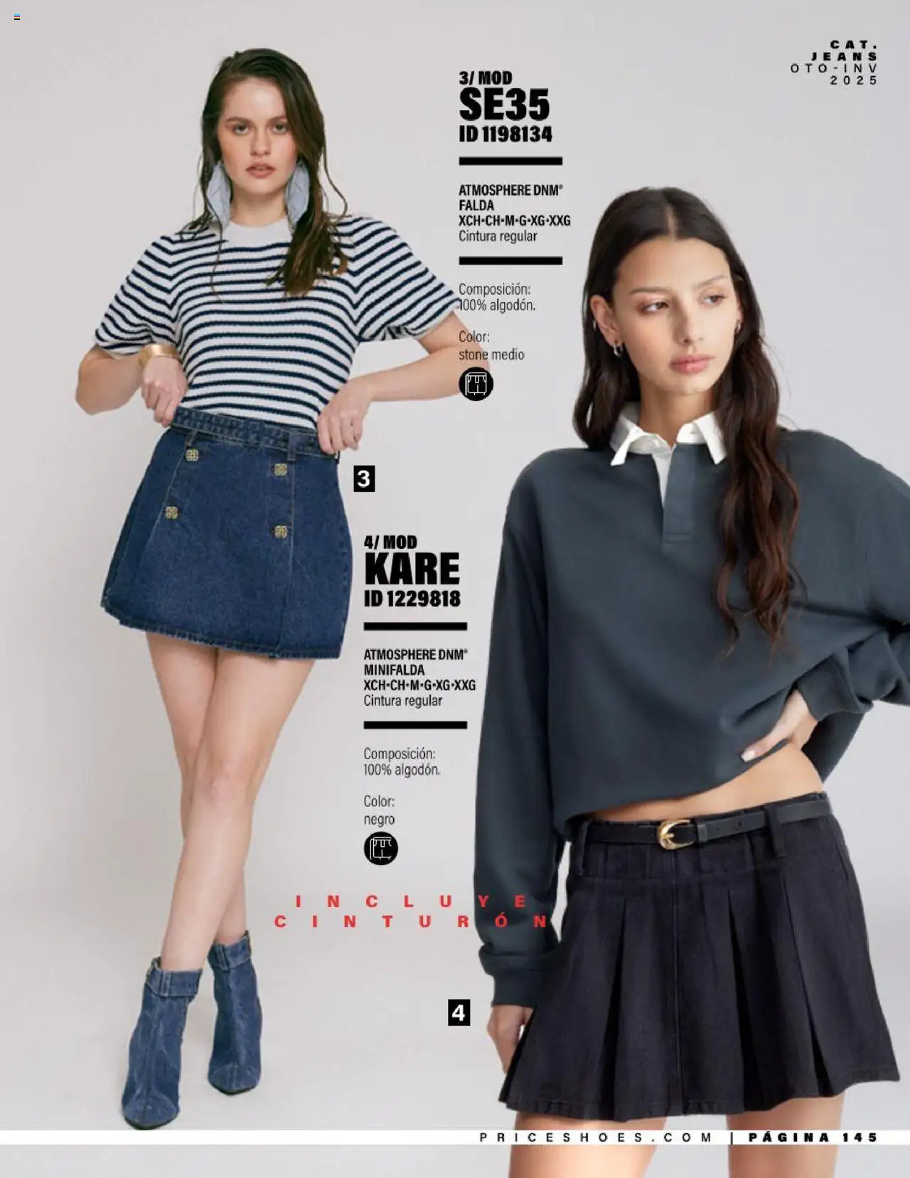 Nuevas ofertas de Price Shoes válidas en toda la República Mexicana desde el 05.08.2025. ¡Encuentra las mejores ofertas en Price Shoes - Catálogo Jeans ! | Página: 145 | Productos: Falda