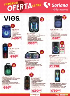 Vista previa de Soriana - Preciazazaso Híper: Ags, Col, Gto, Jal, Mich, nuevo folleto de la tienda, válido en México a partir del 02.01.2026 | Página: 35 | Productos: Radio, Reproductor, Bocina, Té