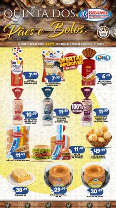 Bramil Supermercados - Ofertas Quinta dos Pães e Bolos - Pré-Visualização do folheto da loja Bramil Supermercados, válido de 18.09.2025