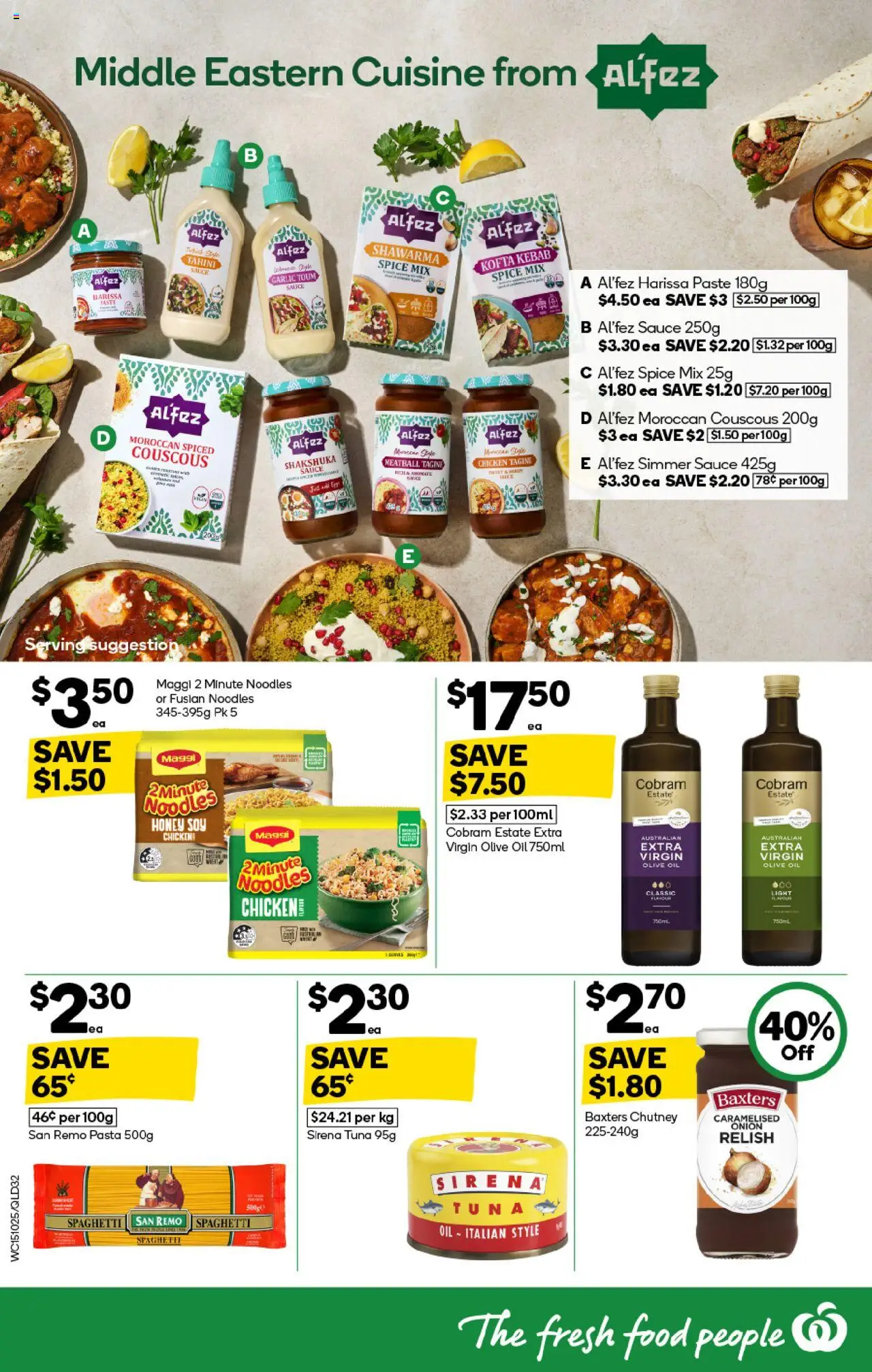 Woolworths catalogue - valid from 15.10.2025 | Page: 32 | Products: Light, Oil, Pasta, Relish