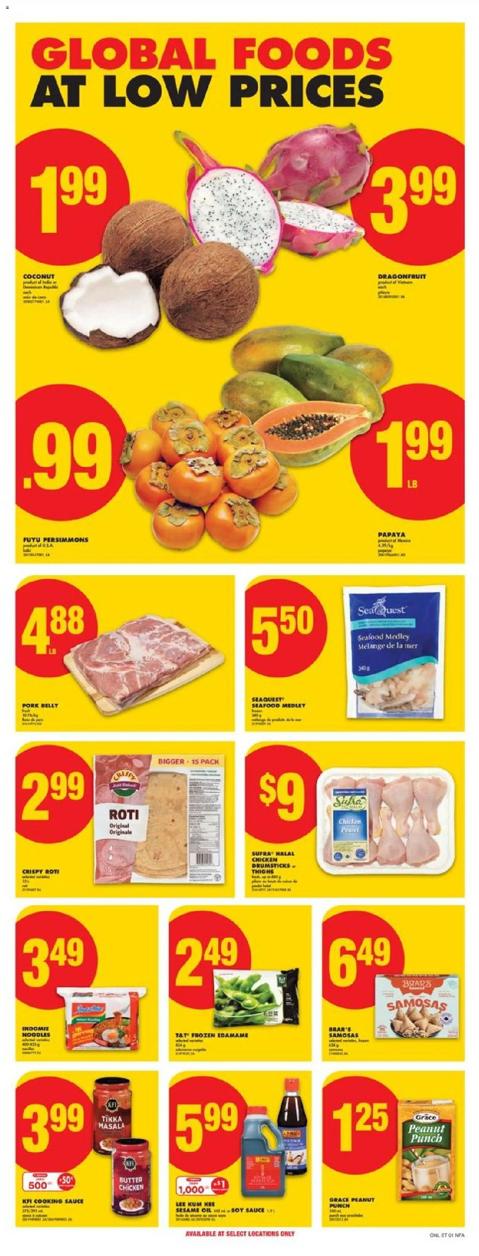 No Frills flyer valid from 06.11.2025 | Page: 8 | Products: Noodles, Oil, Chicken, Pork