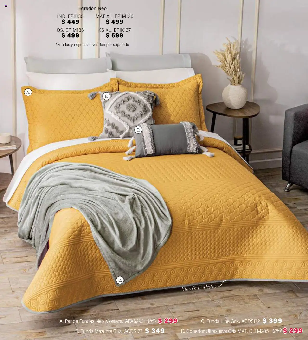Nuevas ofertas de Colchas Concord válidas en toda la República Mexicana desde el 01.08.2025. ¡Encuentra las mejores ofertas en Colchas Concord - Catálogo! | Página: 290 | Productos: Cobertor, Funda