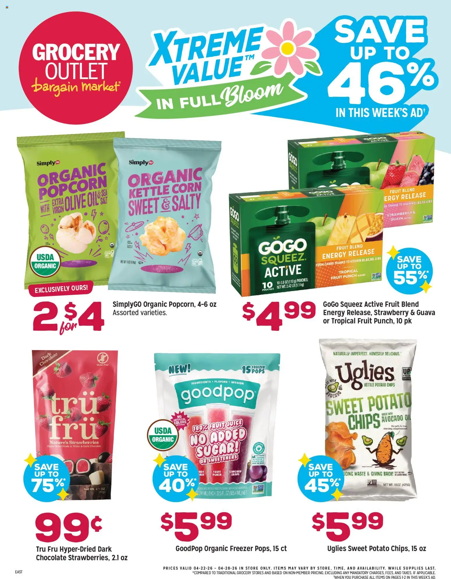 Grocery Outlet Weekly Ad - NJ - valid from 22.04.2026 | Page: 1 | Products: Vitamin, Oil, Avocado, Sugar