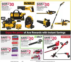 Preview of Giant Eagle weekly ads valid from 17.10.2025 | Page: 4 | Products: Battery, Charger, Fan, Blower