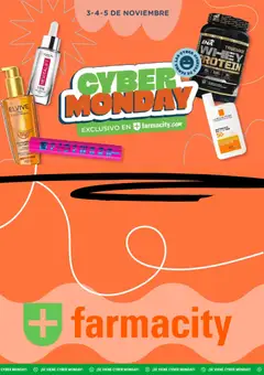Vista previa Farmacity Cyber Monday válido desde el 03.11.2025