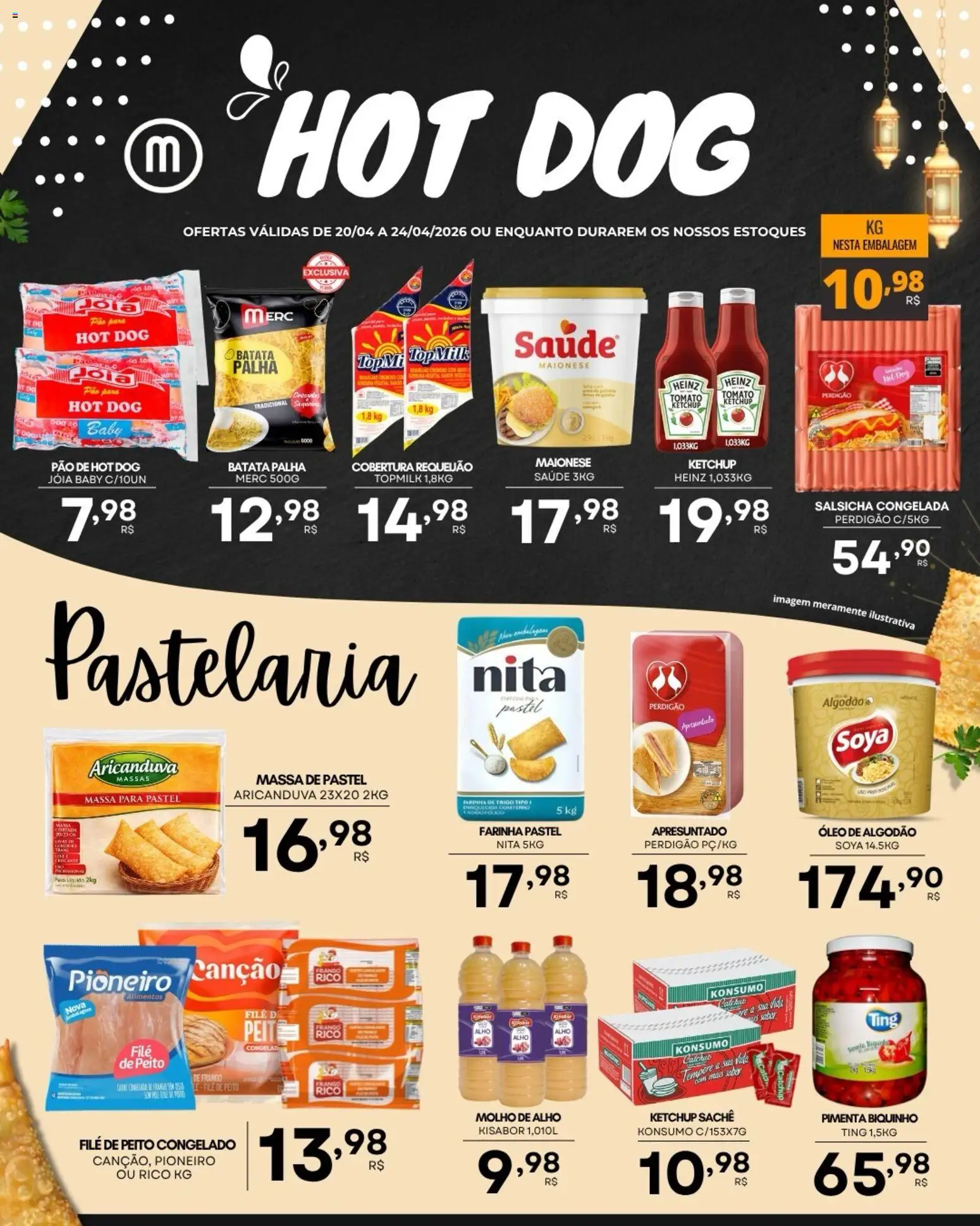 Mercadão Atacadista Folheto - válido de 20.04.2026 | Página: 2 | Produtos: Ferro, Óleo, Maionese, Requeijão