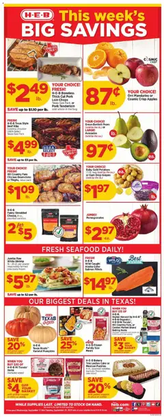 Preview of H-E-B weekly ads valid from 17.09.2025
