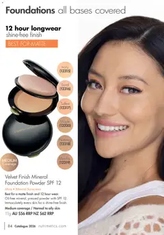 Preview of Nutrimetics Catalogue 2026 - valid from 01.01.2026 | Page: 84 | Products: Powder, Sunscreen, Nutmeg, Foundation