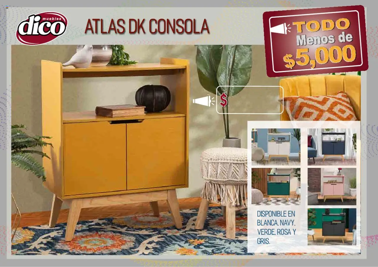 Nuevas ofertas de Muebles Dico válidas en toda la República Mexicana desde el 12.02.2025. ¡Encuentra las mejores ofertas en Muebles Dico catálogo Todo Menos! | Página: 20