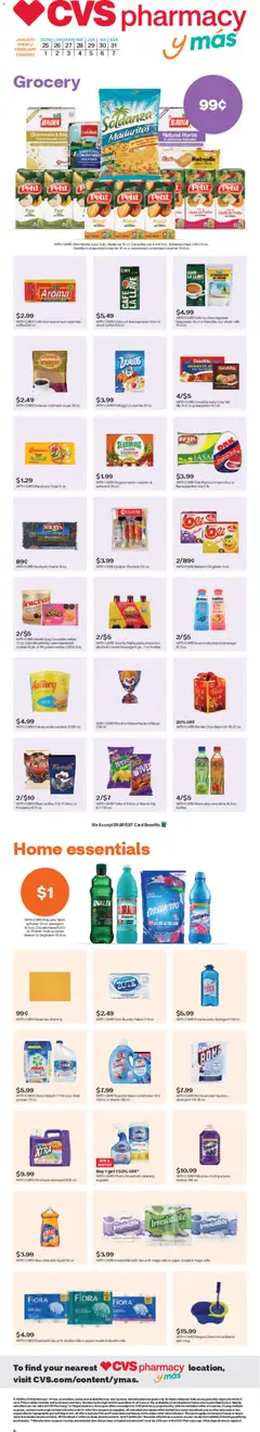 Preview of CVS Pharmacy weekly ads valid from 25.01.2026