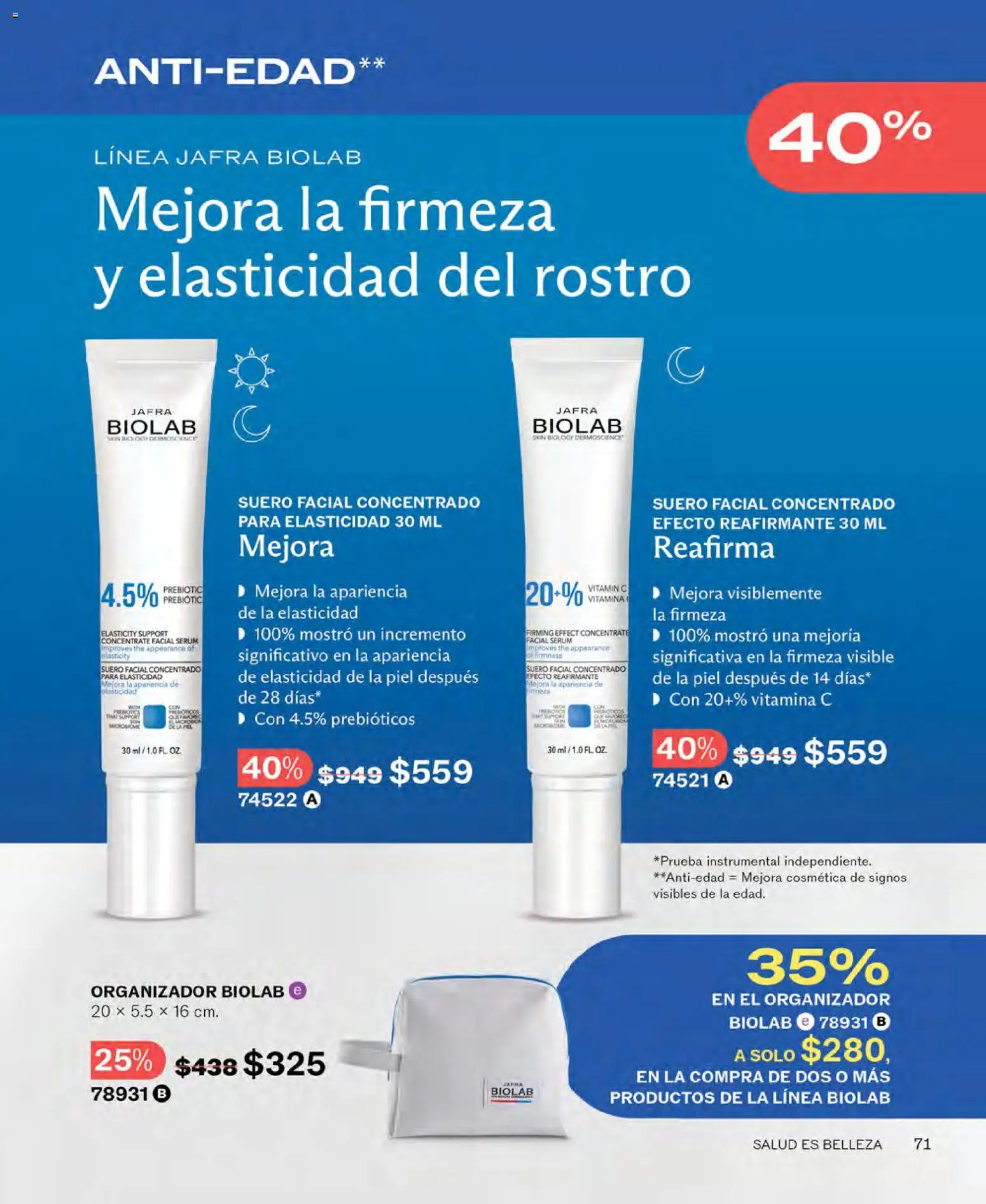 Nuevas ofertas de JAFRA válidas en toda la República Mexicana desde el 01.03.2026. ¡Encuentra las mejores ofertas en JAFRA catálogo! | Página: 71