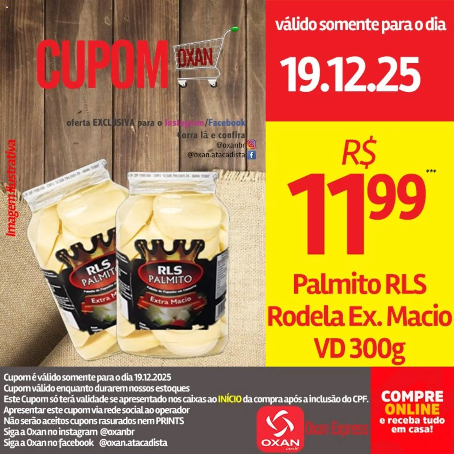 Oxan Atacadista Folheto - válido de 19.12.2025 | Página: 11 | Produtos: Palmito