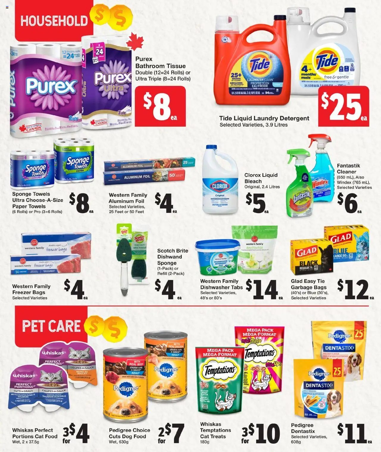 Quality Foods flyer valid from 25.09.2025 | Page: 10 | Products: Freezer, Dishwasher, Sponge, Detergent