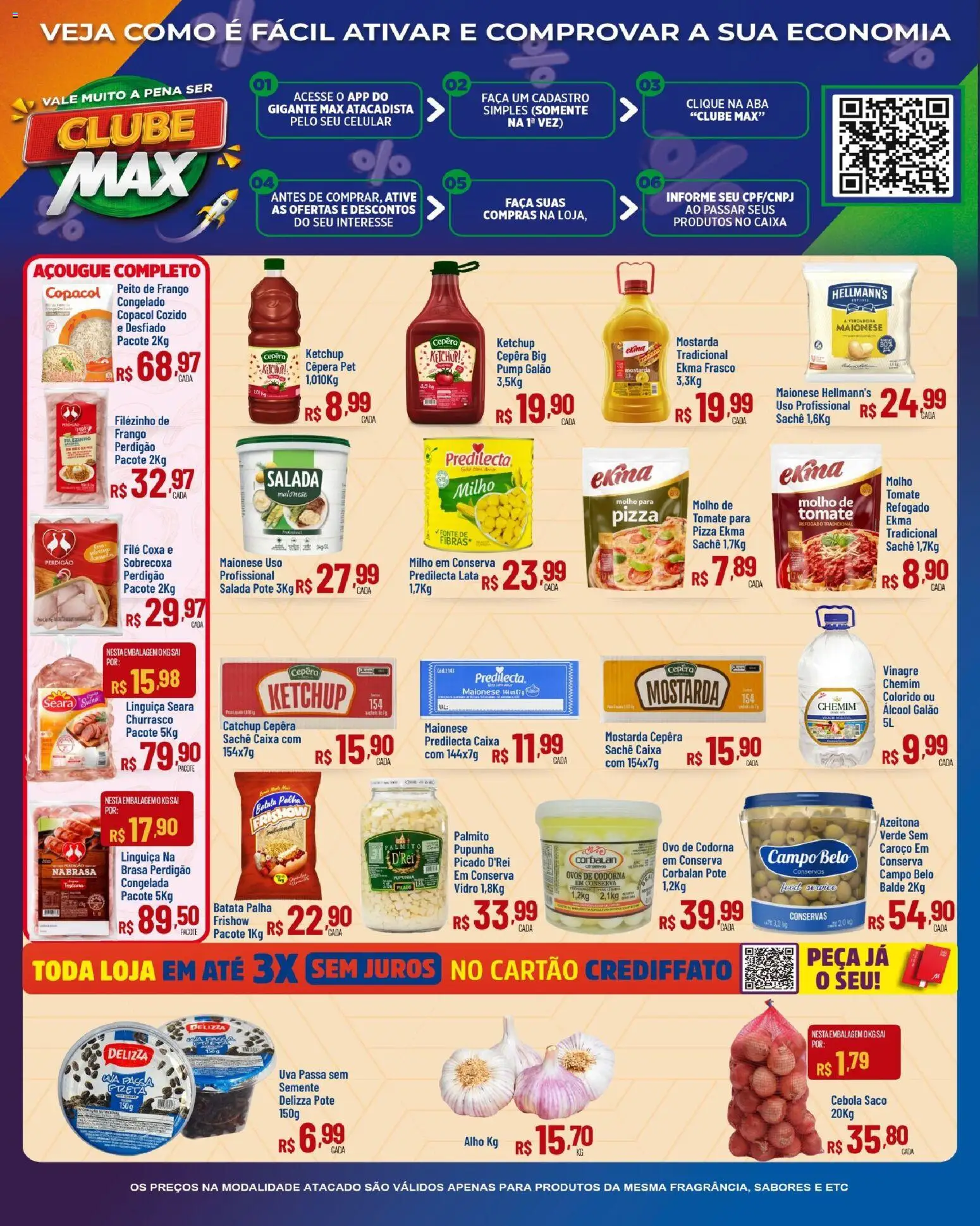 Max Atacadista Folheto - válido de 25.11.2025 | Página: 2 | Produtos: Alho, Cebola, Batata palha, Uva passa