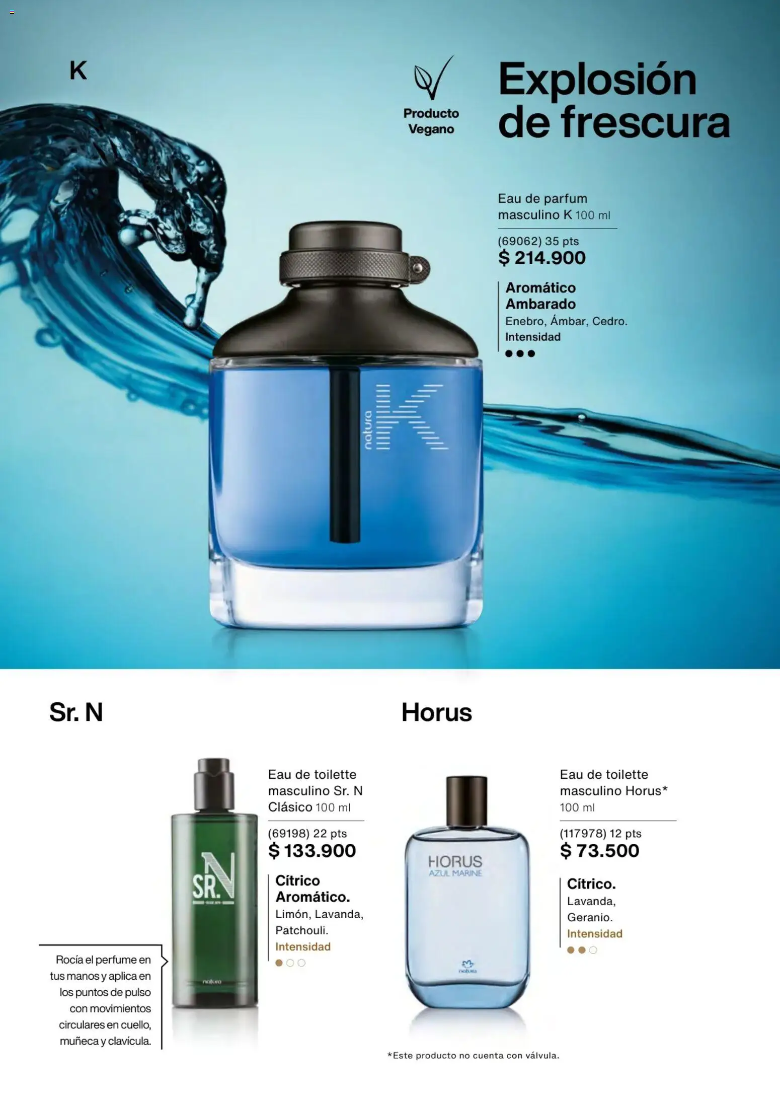 Natura revista - valida desde el 01.02.2026 | Página: 70 | Productos: Tobillera, Perfume, Eau de toilette