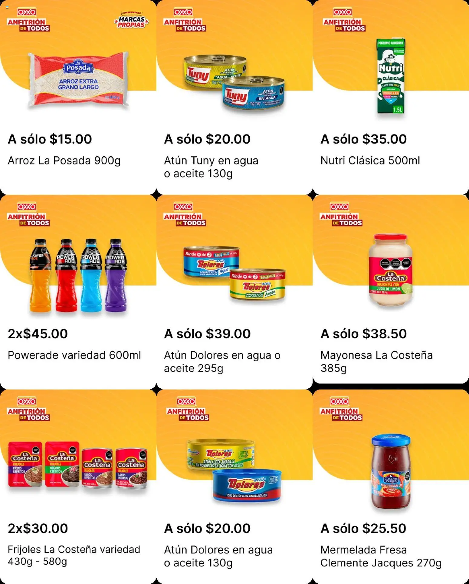 Nuevas ofertas de OXXO válidas en toda la República Mexicana desde el 03.03.2026. ¡Encuentra las mejores ofertas en OXXO folleto! | Página: 3 | Productos: Fresa, Mayonesa, Limón, Mermelada