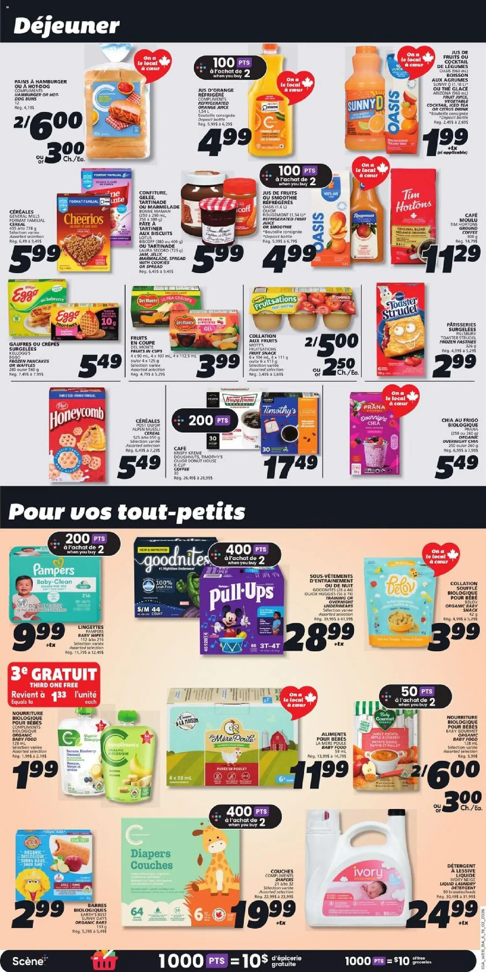 IGA flyer valid from 19.02.2026 | Page: 8 | Products: Cookies, Detergent, Coffee, Juice