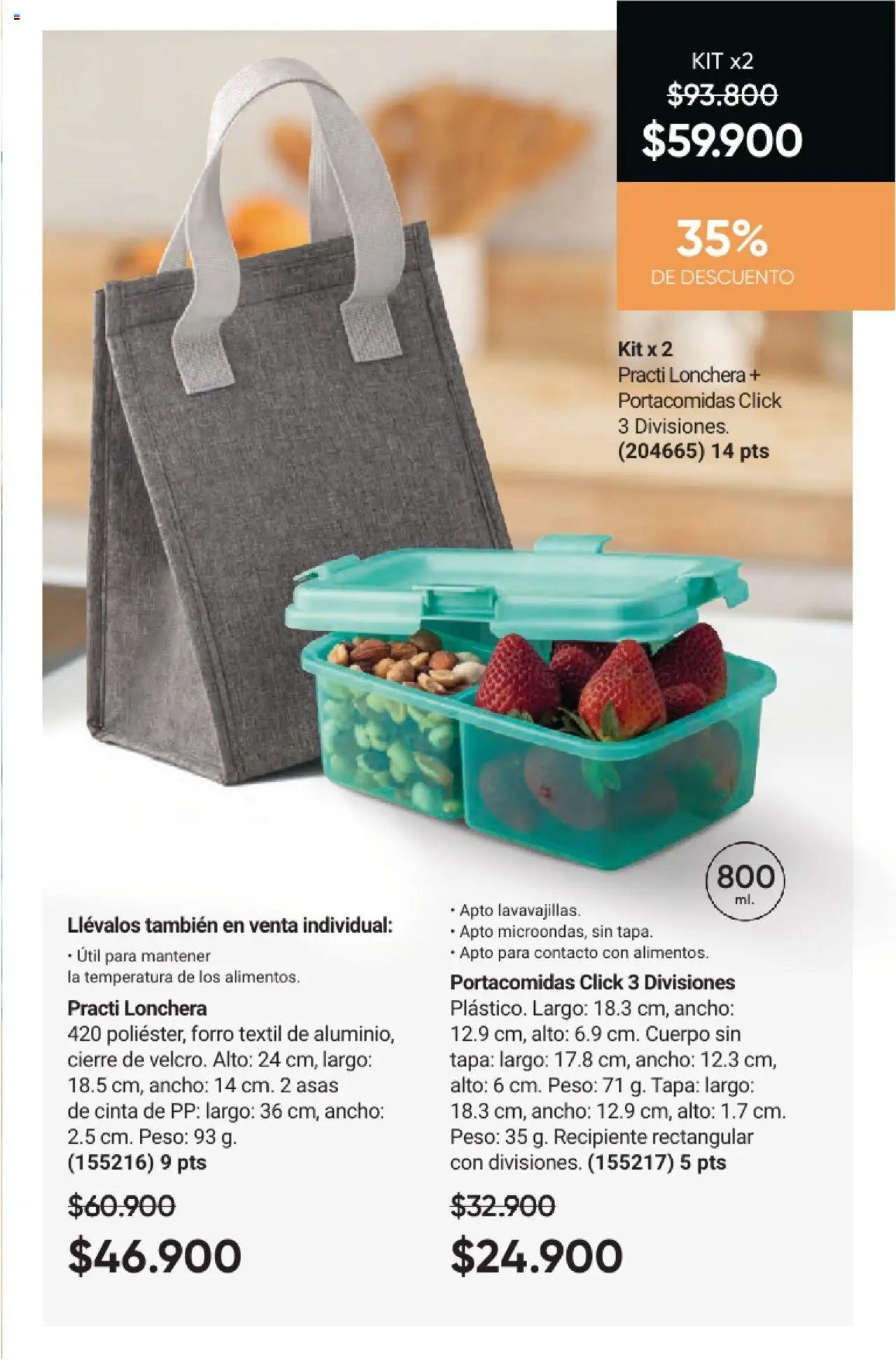 Avon revista - valida desde el 01.08.2025 | Página: 30 | Productos: Individual, Peso, Lonchera, Cinta