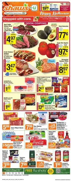 Preview of Shaw's weekly ads valid from 31.10.2025
