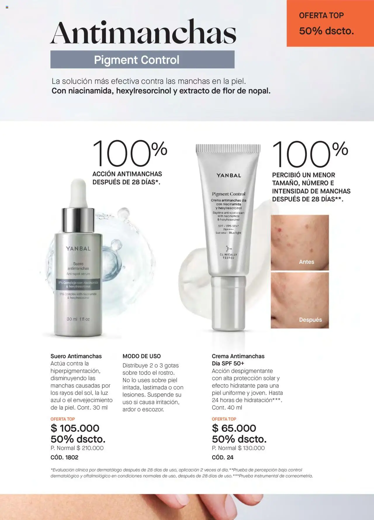 Yanbal revista - valida desde el 11.10.2025 | Página: 15 | Productos: Crema, Serum, Sobre, Top