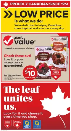 Preview of Chocolate Lava Cakes, Gâteaux mi-cuits au chocolat from shop Giant Tiger valid from 15.04.2026 | Page: 6