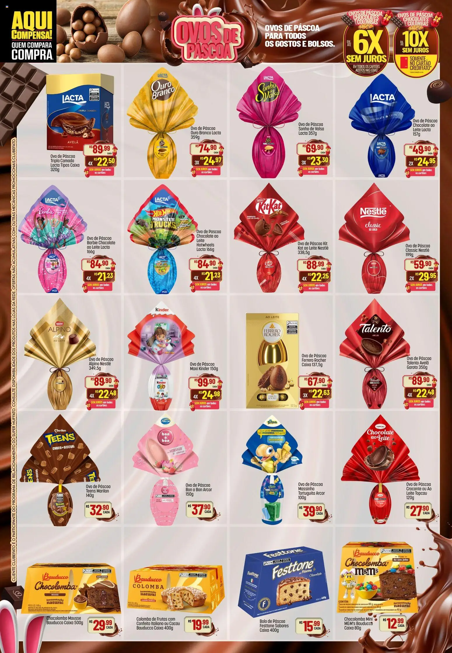 Super Muffato Folheto - válido de 01.04.2026 | Página: 2 | Produtos: Ovo de páscoa, Leite, Chocolate, Monster