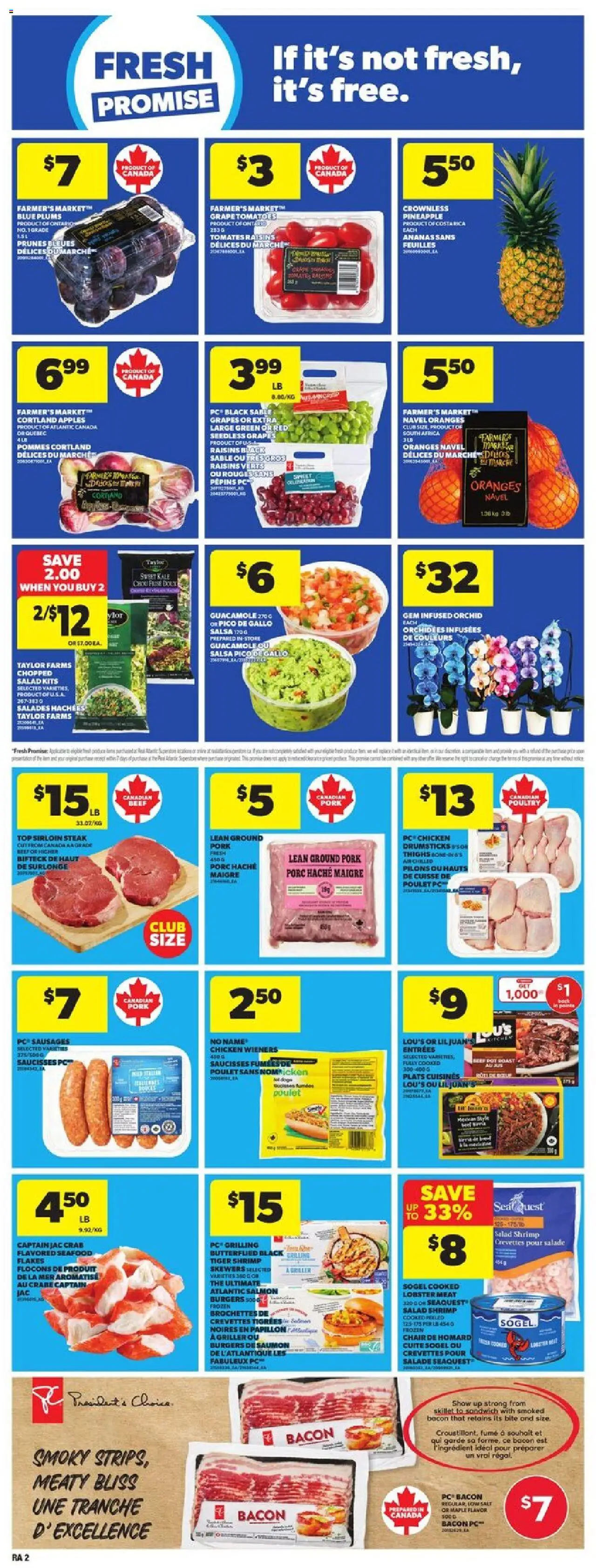 Atlantic Superstore flyer valid from 21.08.2025 | Page: 5 | Products: Salad, PC, Chair, Chicken