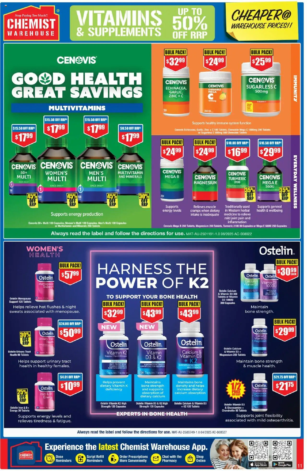 Chemist Warehouse catalogue - valid from 02.10.2025 | Page: 11 | Products: Herbal, Multivitamin, Iron, Zinc