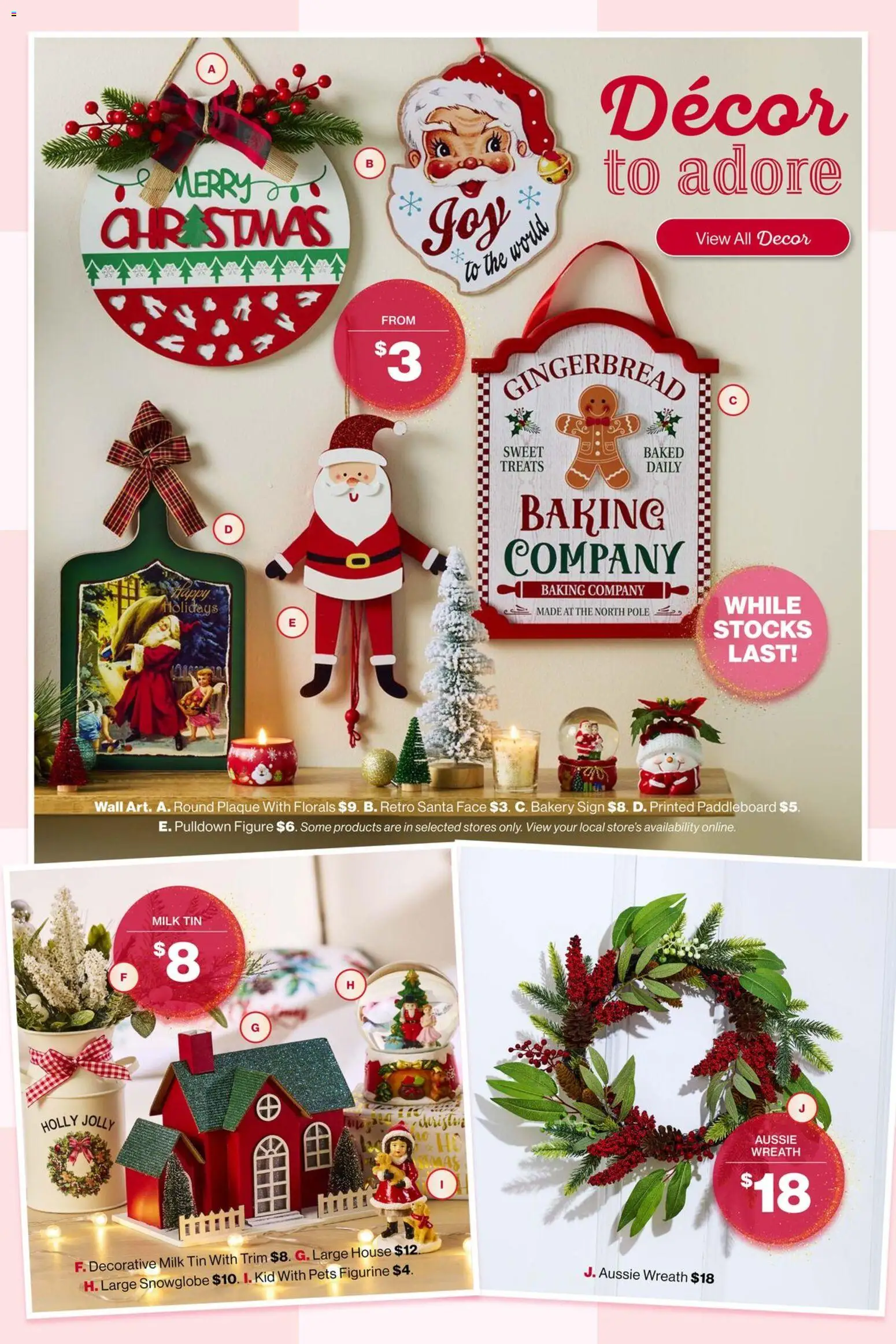 The Reject Shop catalogue - valid from 29.10.2025 | Page: 9 | Products: Decor, Milk, Bakery