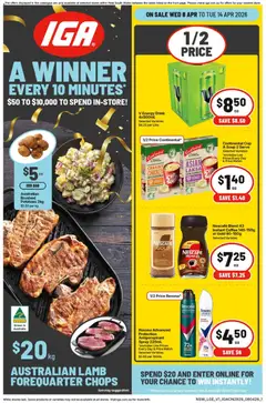 Preview of IGA catalogue NSW - valid from 08.04.2026