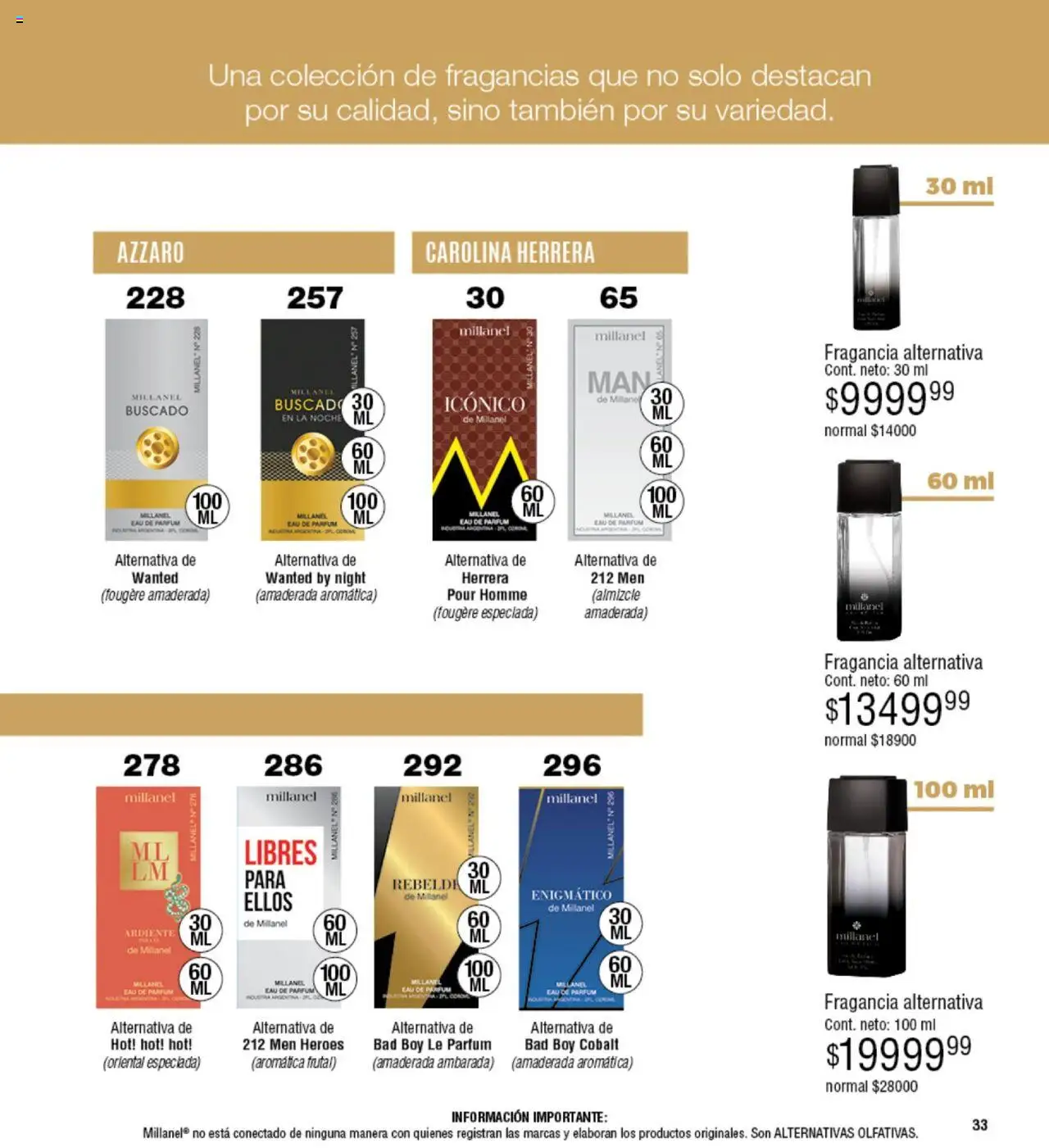 Millanel catálogo │ válido desde el 18.08.2025 | Página: 33 | Productos: Fragancia