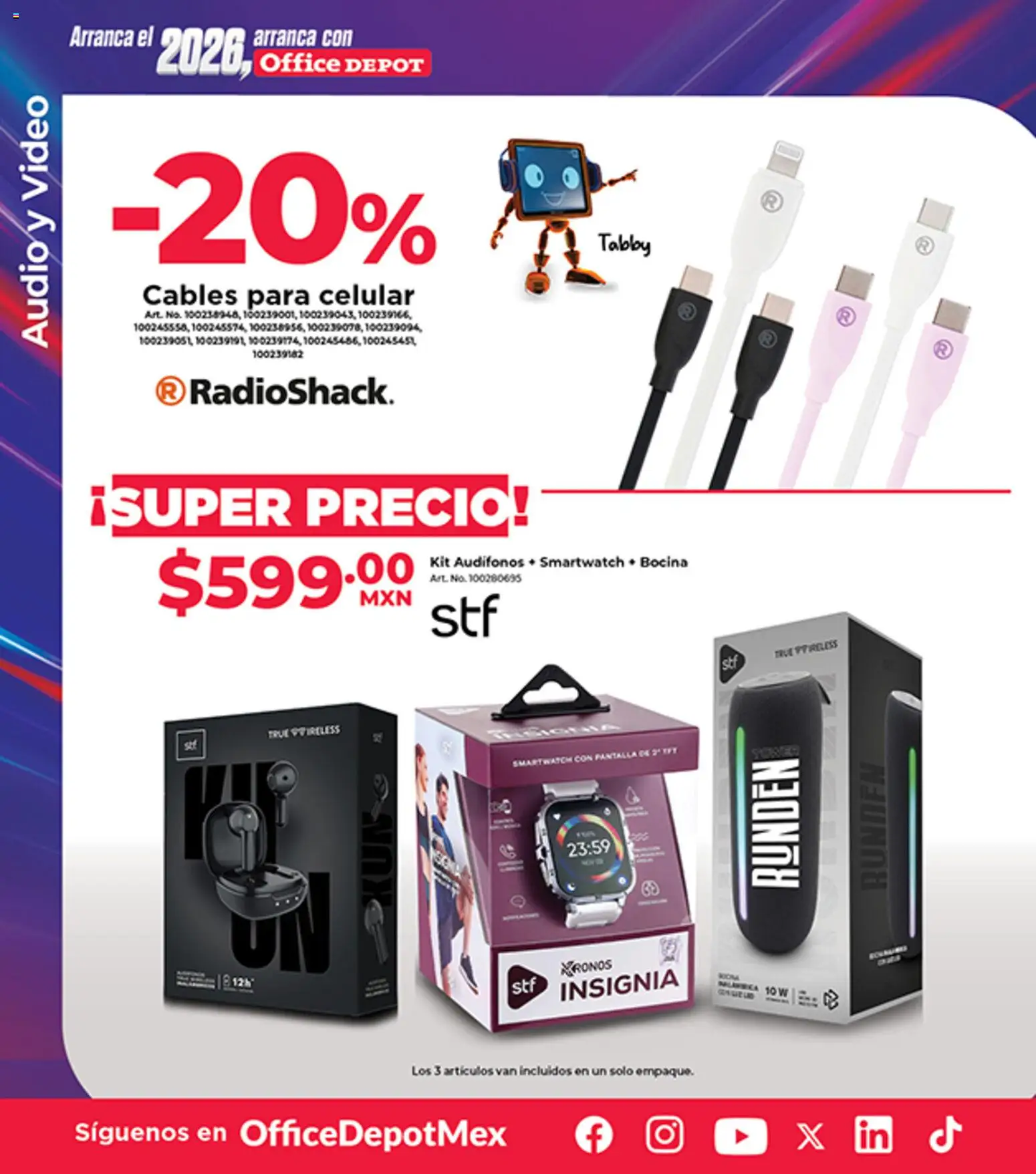 Nuevas ofertas de Office Depot válidas en toda la República Mexicana desde el 01.01.2026. ¡Encuentra las mejores ofertas en Office Depot catálogo! | Página: 13