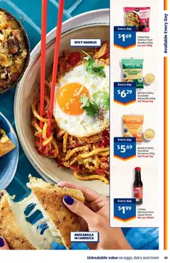 Aldi catalogue - valid from 16.07.2025 | Page: 19 | Products: Dairy, Cheese, Noodles, Sauce