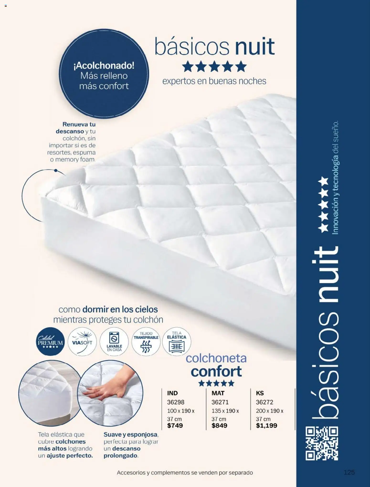 Nuevas ofertas de Vianney válidas en toda la República Mexicana desde el 23.01.2026. ¡Encuentra las mejores ofertas en Vianney catálogo Chavos! | Página: 127 | Productos: Colchoneta, Espuma, Colchón